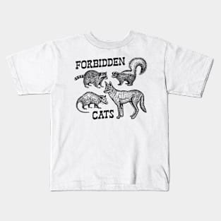 Forbidden Cats Kids T-Shirt